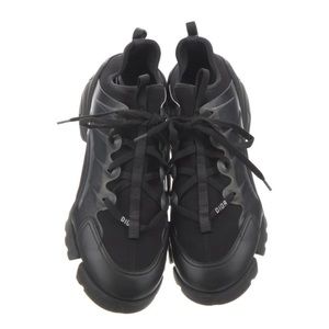 Made in Italy Dior D-connect sneaker black technical fabric in size 38.